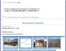 Tablet Screenshot of correpueblos.com